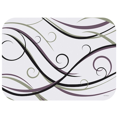 Hoffmaster 14" x 19" Swirl Paper Traymats, PK1000 832783
